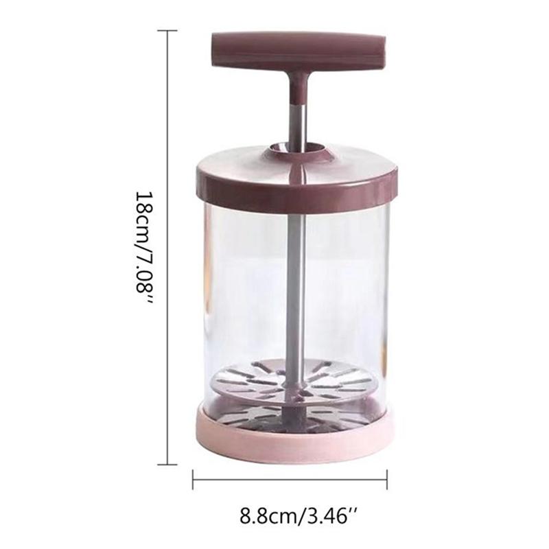 AS60-Diy Schlagsahnespender Manueller Sahneschläger Kunststoff-Maker zur Kuchendekoration Schäumende Getränke Dressing