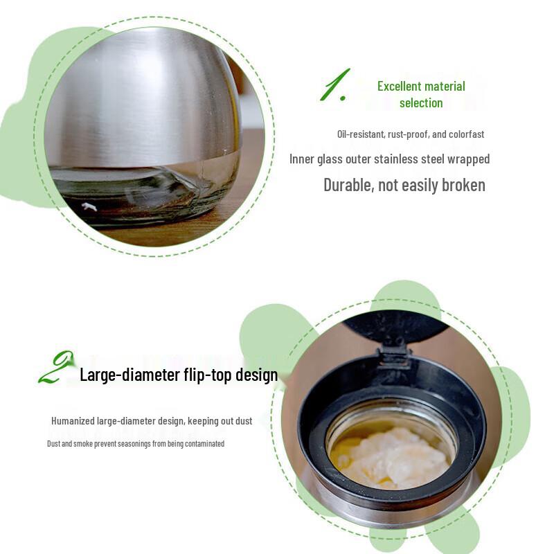 Commercial Stainless Steel Condiment & Seasoning Set