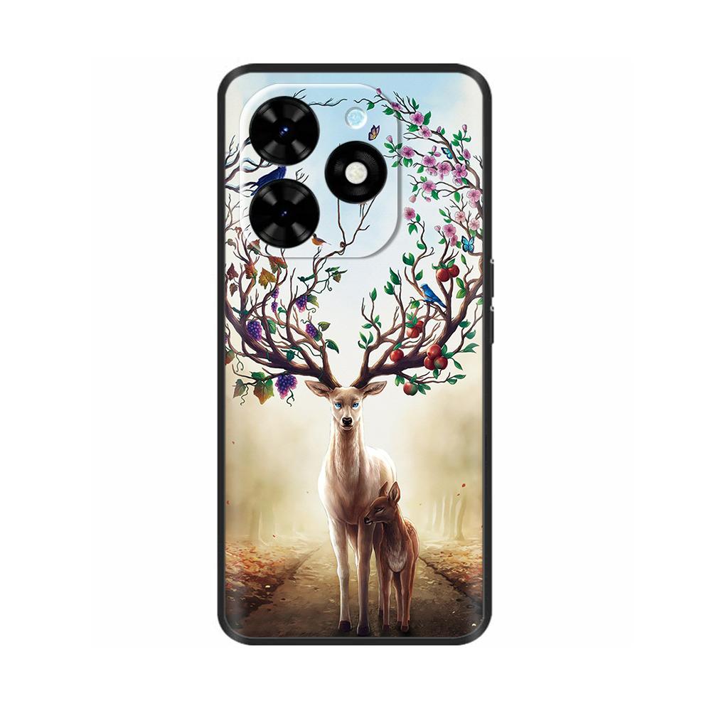 For Tecno Spark 20 Pro Case Soft Black Silicone Phone Case For Tecno Spark 20C Coque Spark20 Spark 20 Pro Bumper Cover Fundas