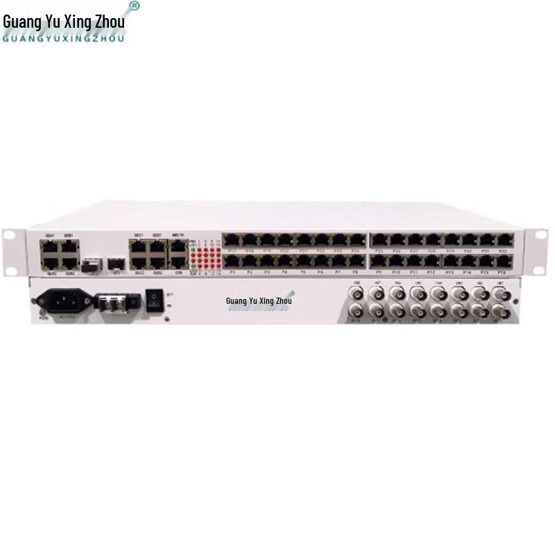 GY-8E14G16P Multi-Service Fiber Optic Transceiver