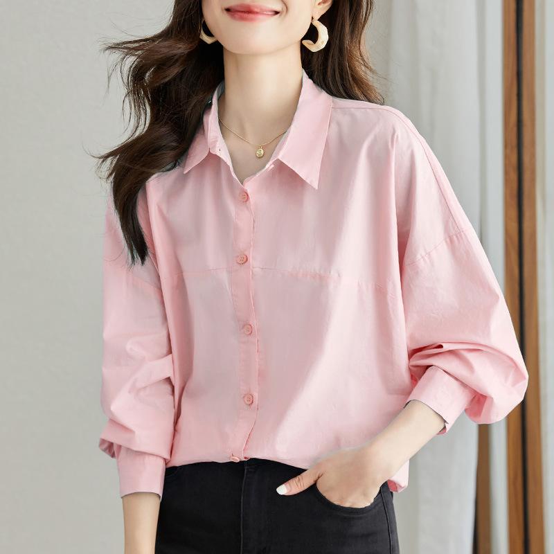 Long-sleeved White Shirt Design Niche Commuter Loose Autumn Current Chic Shirt