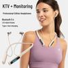 Cross-Border Sports Bluetooth Earphones: In-ear, Neck-Hanging, Heavy Bass, Long Battery Life