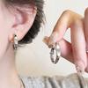 ins cold wind simple earrings new popular ear buckles niche design sense high fashion earrings