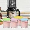 4Piece Sets Creative Ice Cream PC Cup Creami Ice Cream Storage Containers With Lids and Scoop Apply To Ninja Creami NC500 NC501