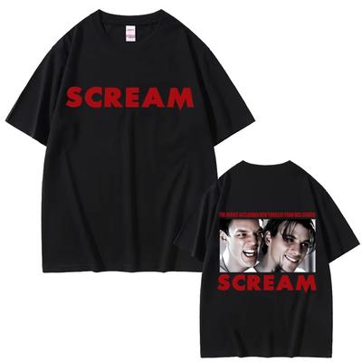 Hot Sale Movie Scream Billy Loomis Merch T Shirts Unisex Women Gothic Rock Oversized T-shirt Male Casual Vintage Cotton T-shirts