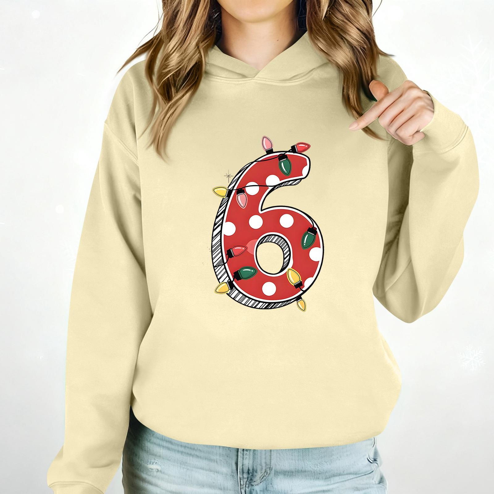 

Women s Casual Fashion Outfit Sweatsuit Printed Long Sleeved Casual Hooded Sweatshirt L