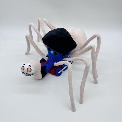 Train Spider Plush Toy Halloween Party Home Decor Multi Long Limbs Plush Stuffed Pillow Scary Horrible Halloween Prop Toy