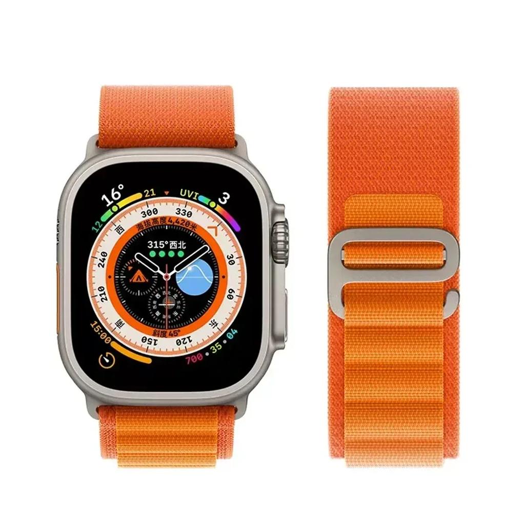 Alpine Loop Band for Apple Watch Strap 49mm 44mm 40mm 45mm 41mm 42mm 38mm Bracelet iWatch Ultra Series 7 6 5 3 Se 8 9 CorreaBelt