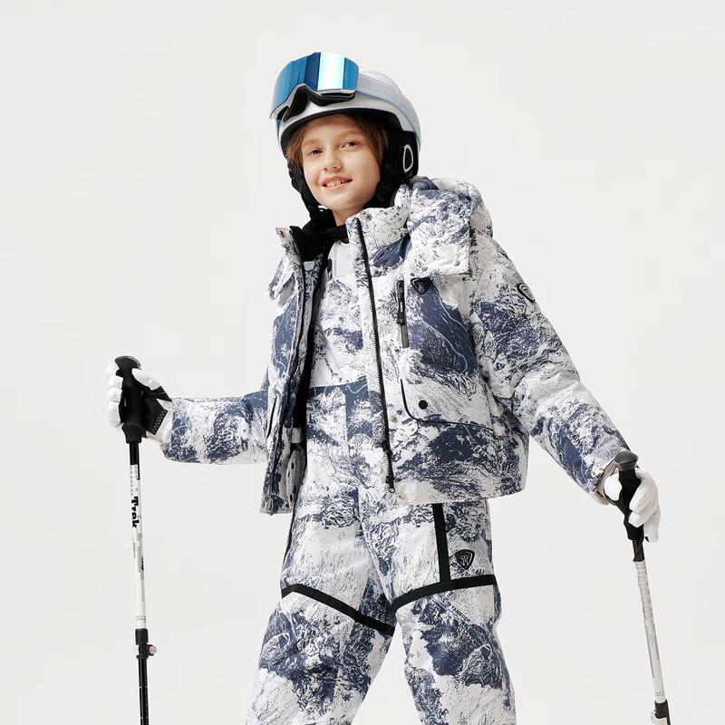 Tanbor Unisex Kids' Goose Down Ski Jacket