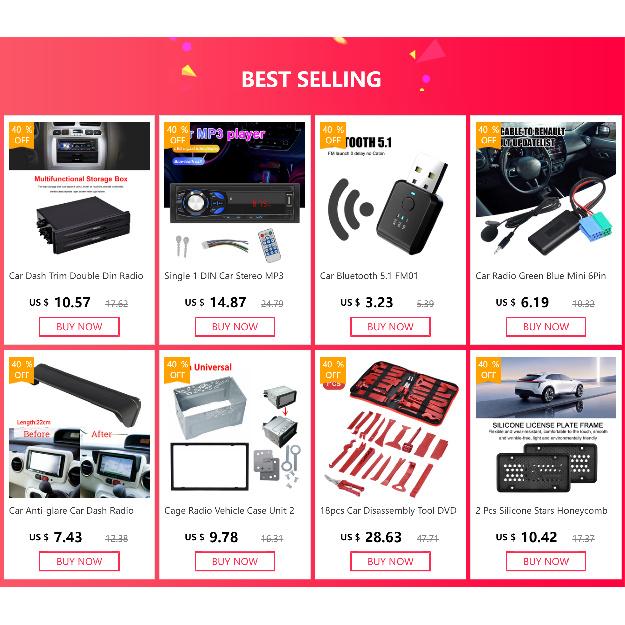 Cage Radio Vehicle Case Unit 2 DIN Car Stereo Install Dash Bezel Panel Car Fitting DVD Player Frame Mounting Plate