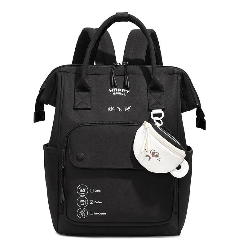 In Spired Mini Backpack For Girls With Oxford Fabric For Casual Travel чёрный