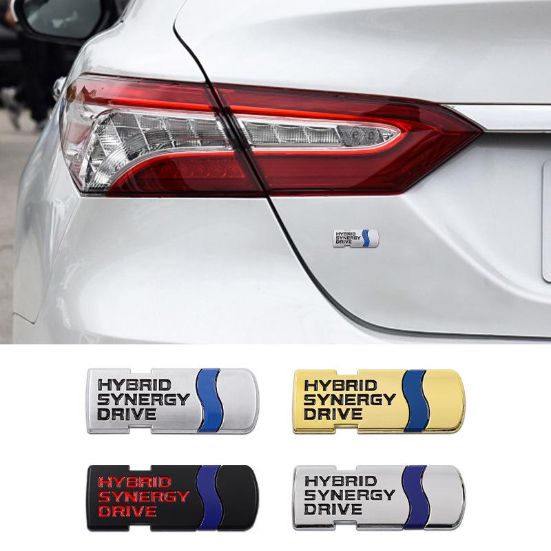 3D Stereo Rear Emblem Sticker for Toyota Camry Hybrid