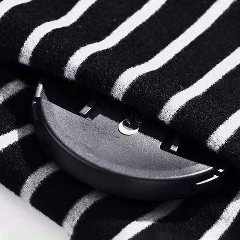 Coats for Women Winter Stripes Oversize Hooded Jacket Loose Casual Coat Top