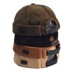 Soft Corduroy Streetwear Hip Hop Hat Adjustable Dome Hat Vintage Landlord Hat  Daily Casual Wear