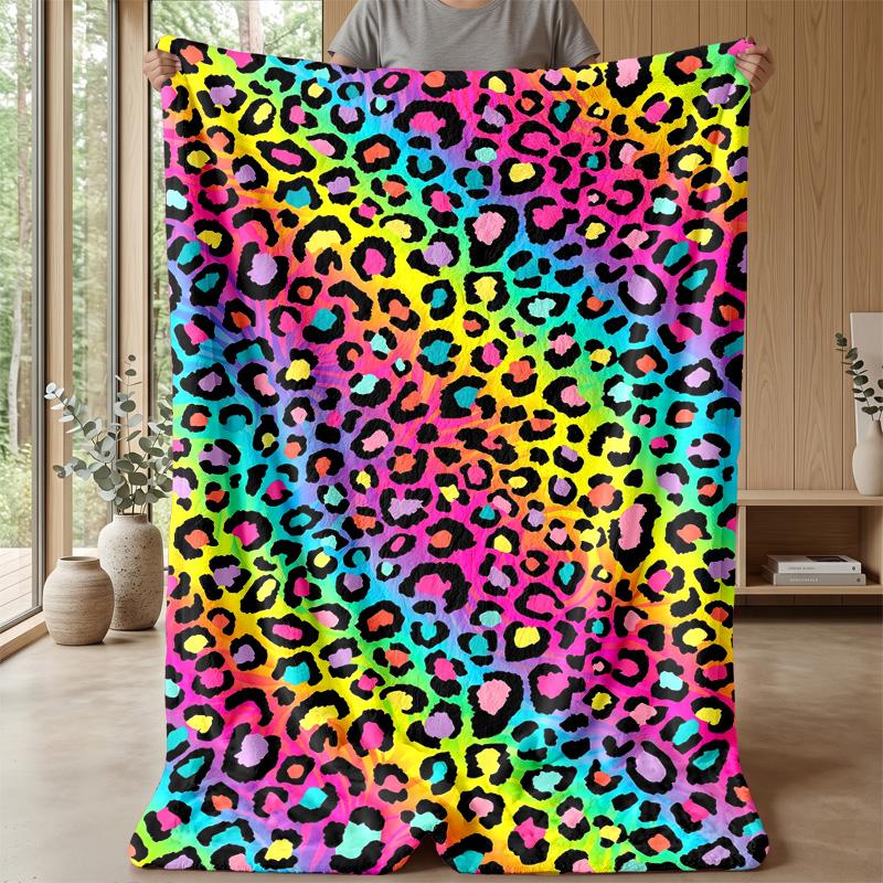 Rainbow Bow Fantasy Theme blanket Lightweight Warm Flannel Blanket Decorative Throw Blanket for Home Decoration