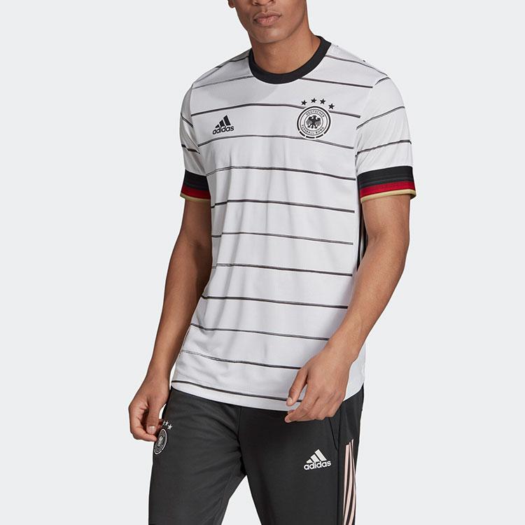 Adidas Germany Team Home Short Sleeve Jersey 20-21 Season Men Tops White EH6104