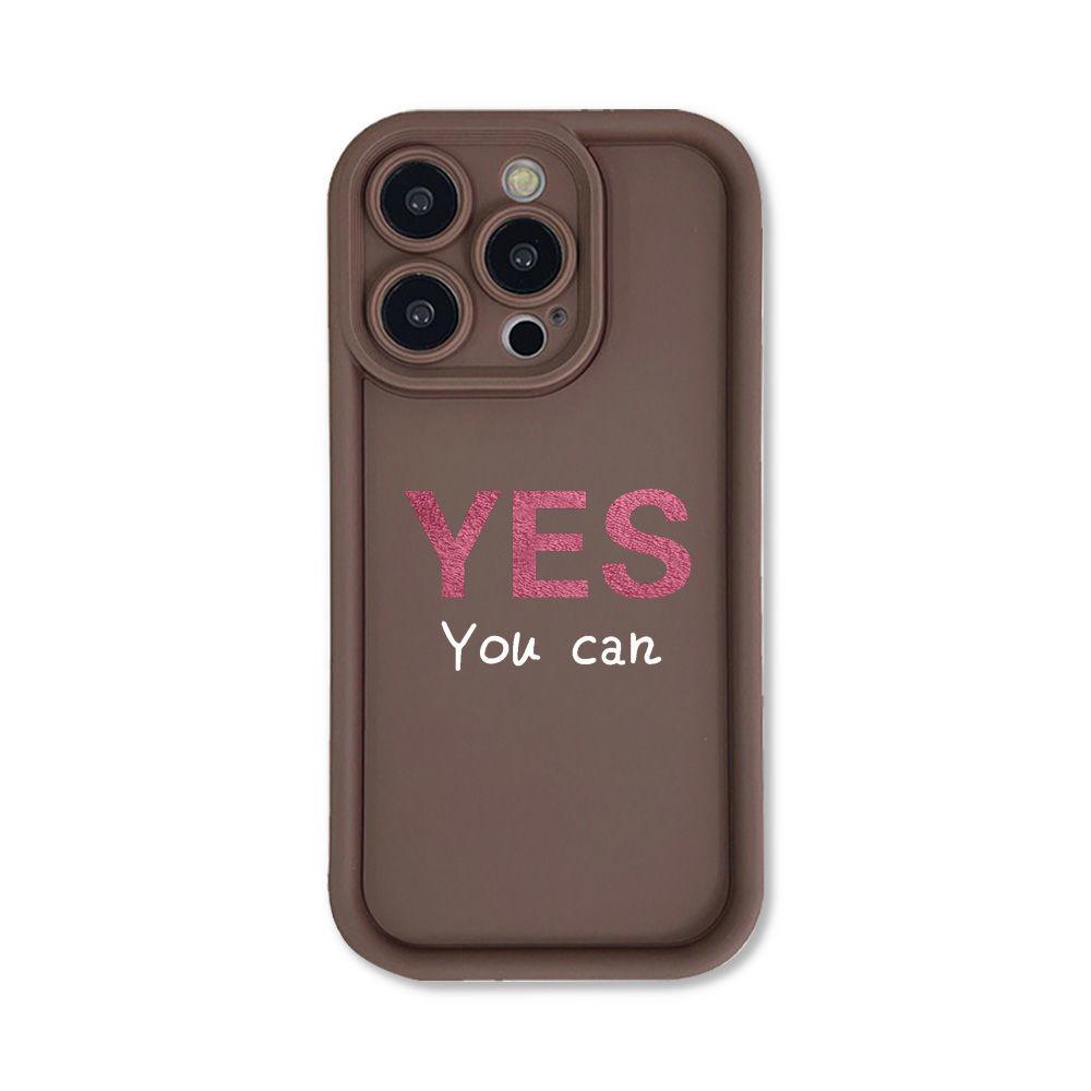 Simple letters for iPhone17/16 mobile phone case Apple 11 niche 14promax all-inclusive 12 soft case