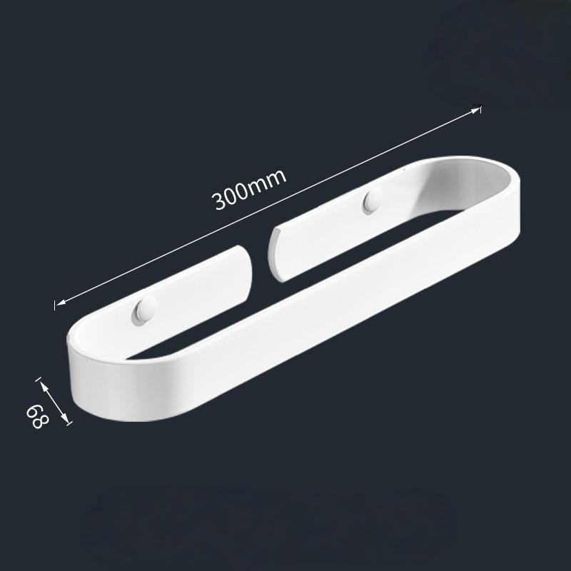 

Tuqiu Gray Towel Bar Single Bathroom Towel Hanger White Aluminum Towel Rail Matte Black Towel Holder 30/40/50/60 cm