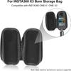 Portable Storage Bag Case for Insta360 One X2 / X3 Cameras Waterproof Protective Travel  Carrying PU Shell Box Action Camera