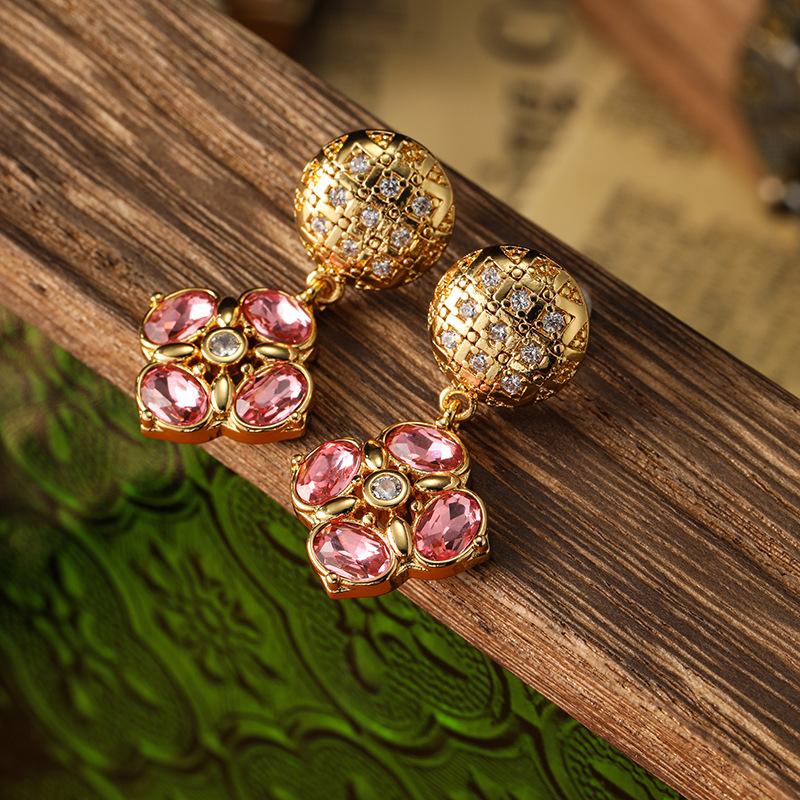 

Spring New Jewelry Vintage Earrings Women s Light Luxury Fashion Light Luxury Exquisite Earrings Personalized Accessories