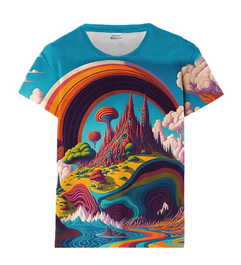 New Cool Graffiti 3D Printed T-shirt Hip-hop Chroma Round Neck Short-sleeved Street Painting Fashion Men's Women's Tops Clothing