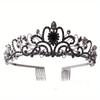 Crystal Crown Tiara With Comb Rhinestone Prom Diadem Headband For Women Bridal Wedding Hair Accessories Jewelry Tiara And Crowns
