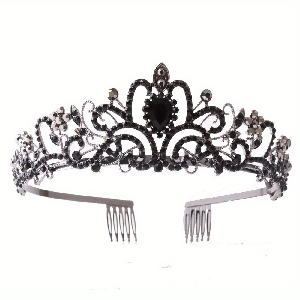 Crystal Crown Tiara With Comb Rhinestone Prom Diadem Headband For Women Bridal Wedding Hair Accessories Jewelry Tiara And Crowns