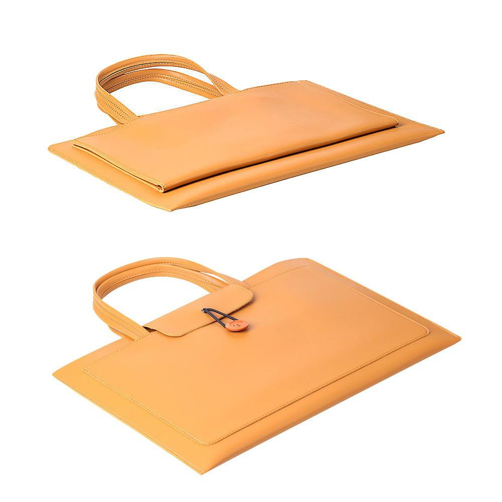 PU Leather Handheld Laptop & Tablet Bag for iPad Pro - Business Briefcase