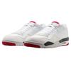 Air Jordan 4 RM White Fire Red Men Sneakers Varsity-Red Black Neutral-Grey FQ7939-102