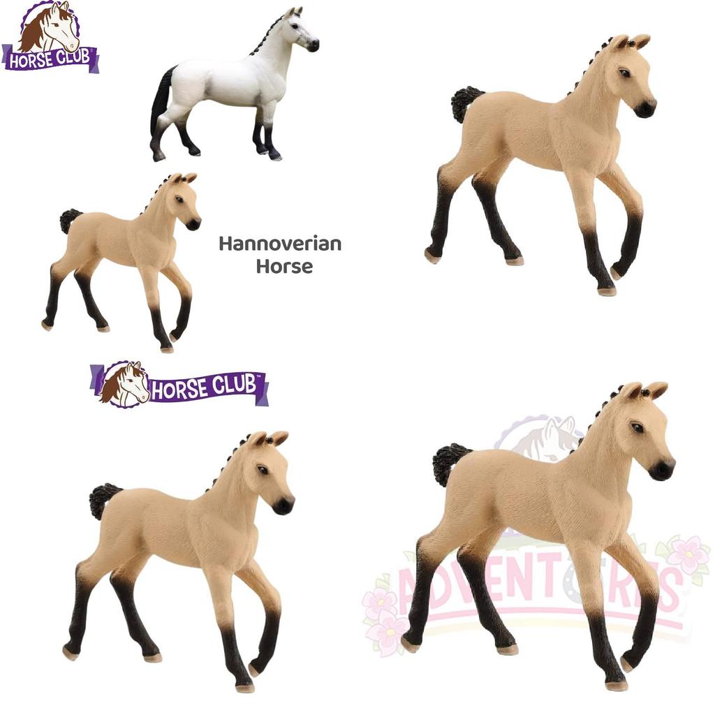 Großer hannoverscher Hengst Massivkunststoff Modell Spielzeug Geschenk für Kinder Realistisches weißes Pferd