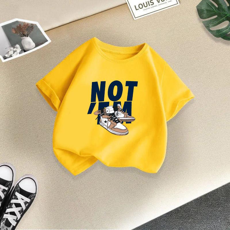 Kinder T-Shirt Mode Bedruckt Kinder T-Shirt Kinder 100% Baumwolle Kleidung T-Shirt Tops Tee Jungen Tee 2-13J