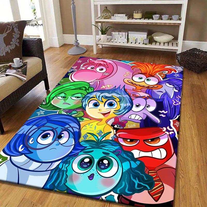 

1pc Inside Out Pattern Area Rug Soft Flannel Floor Mat for Living Room, edroom, Kitchen, Sofa Coffee Table Floor Mat, Machine Washable 60cm by 90cm