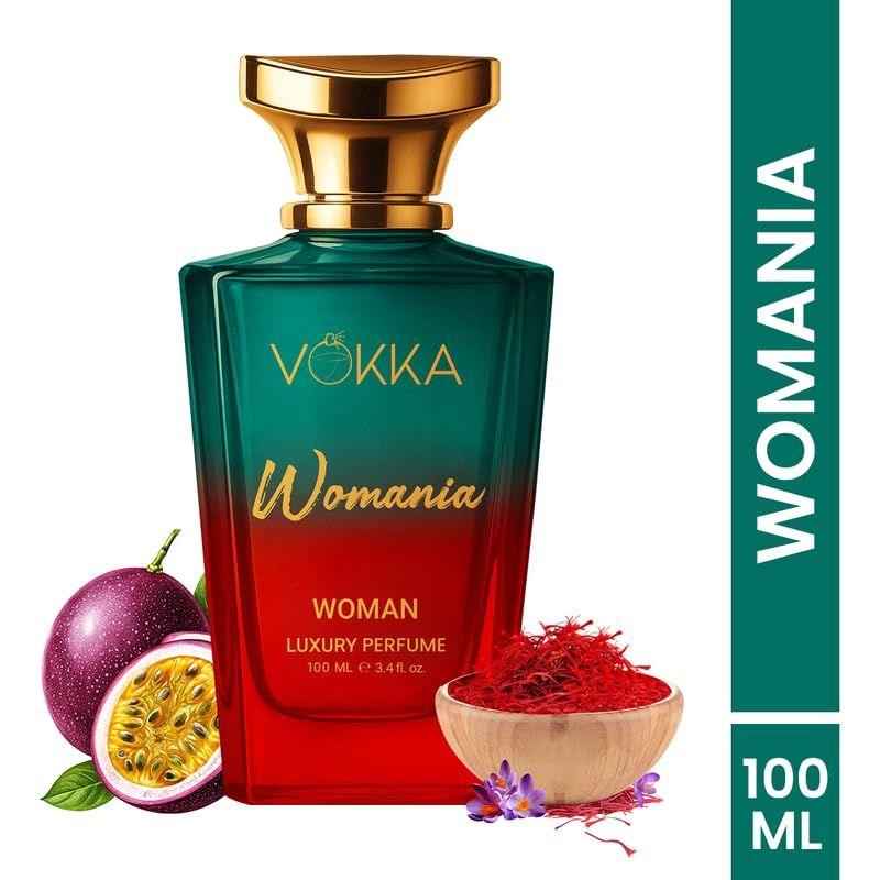 VOKKA Womania 100ml Parfüm | Luxuriöses Langanhaltendes Parfüm für Frauen | Signaturduft mit fruchtig-blumigen Noten | EDP als Geschenk |