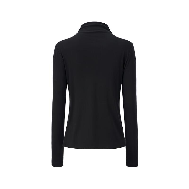 GIOVANNI VALENTINO Women's Semi-High Neck Knit Base Layer Top