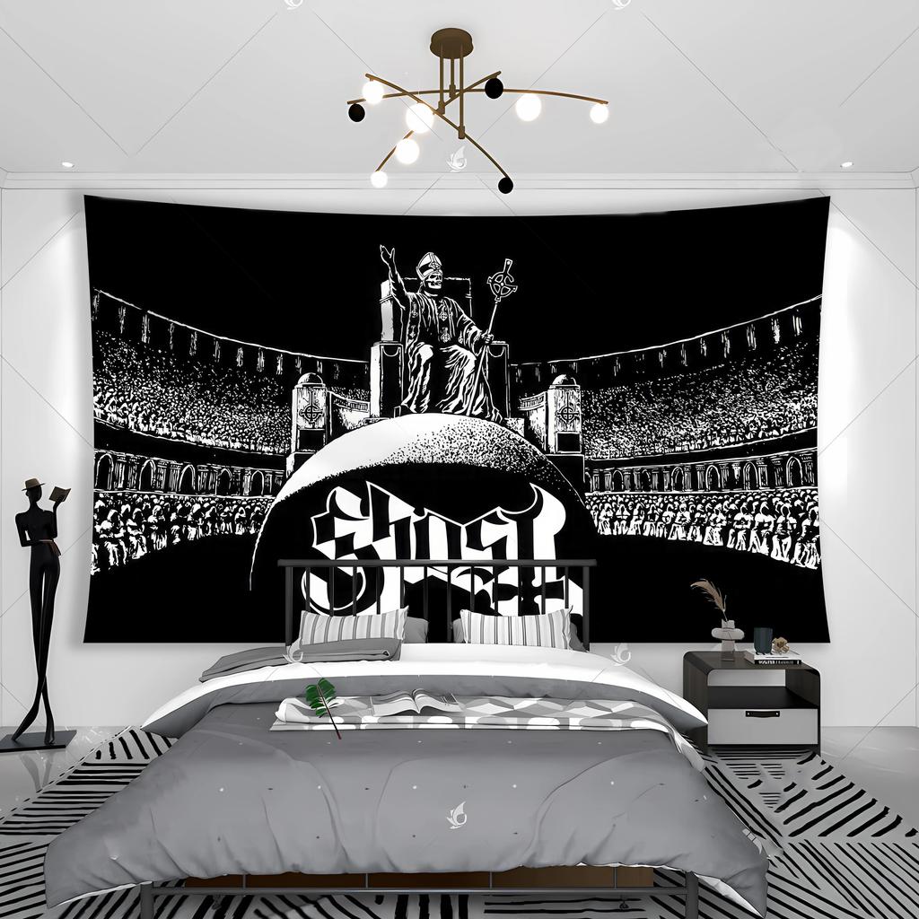 The Ghosts Band Rock Tapestry Bedroom Home Towel Hanging Music Printed Travel Room Blanket Colored Bedspread Yoga Art Decoration