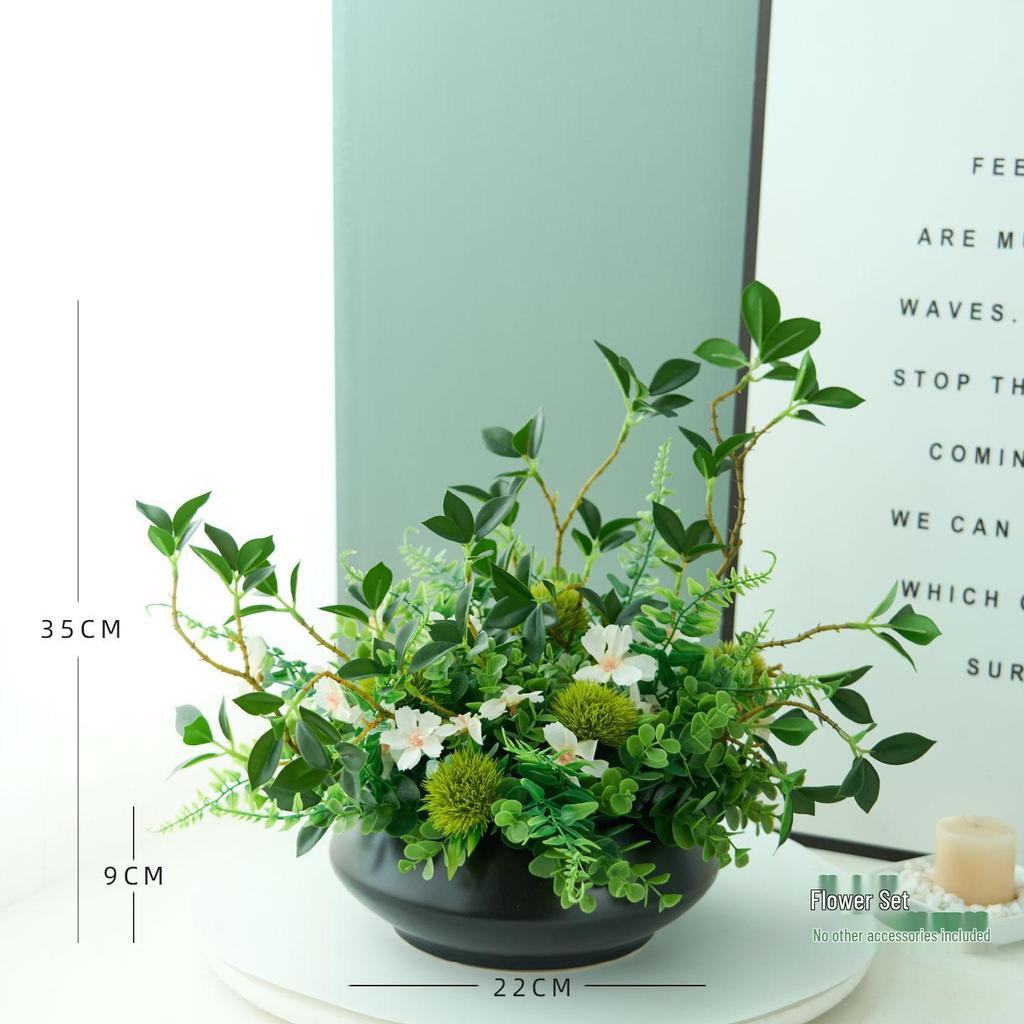 Nordic Modern Faux Flower Bouquet for Indoor Living Room or Dining Table Decor