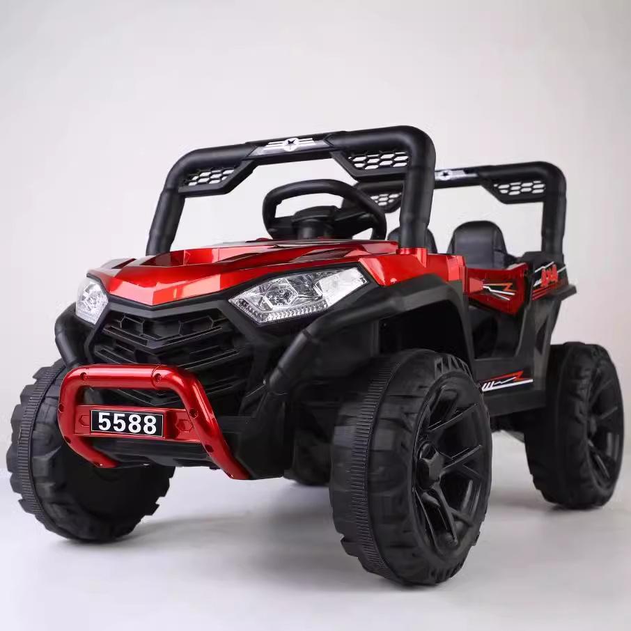 Children's and Adults' Remote-Control Electric Off-Road Car, Dual-Drive, Four-Wheel Toy Vehicle