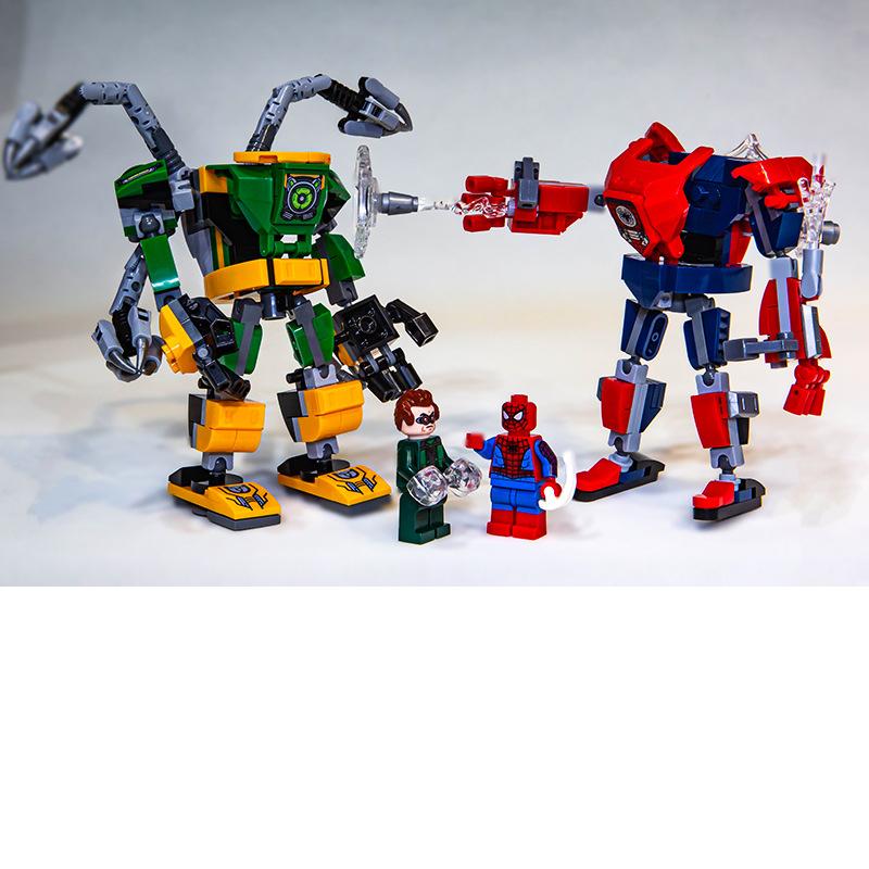 Transformers Dr Octopus Mecha Wars Kids Assembled Blocks Building
