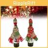 Weinflasche Weihnachtsdekoration Strickschal Mütze Set Party Mode Geschenke