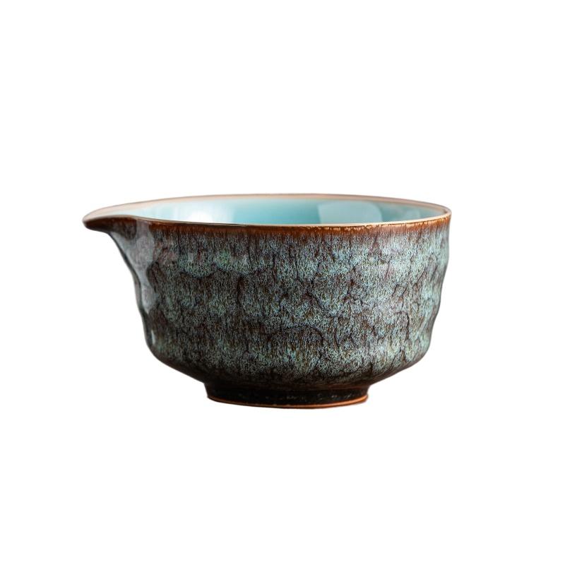 

New Ceramic Matcha Bowl Set With Pouring Spout Reusable Tea Whisk Holder Food Grade Handmade Japanese Green Tea Bowl