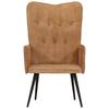 Armchair In Brown Canvas