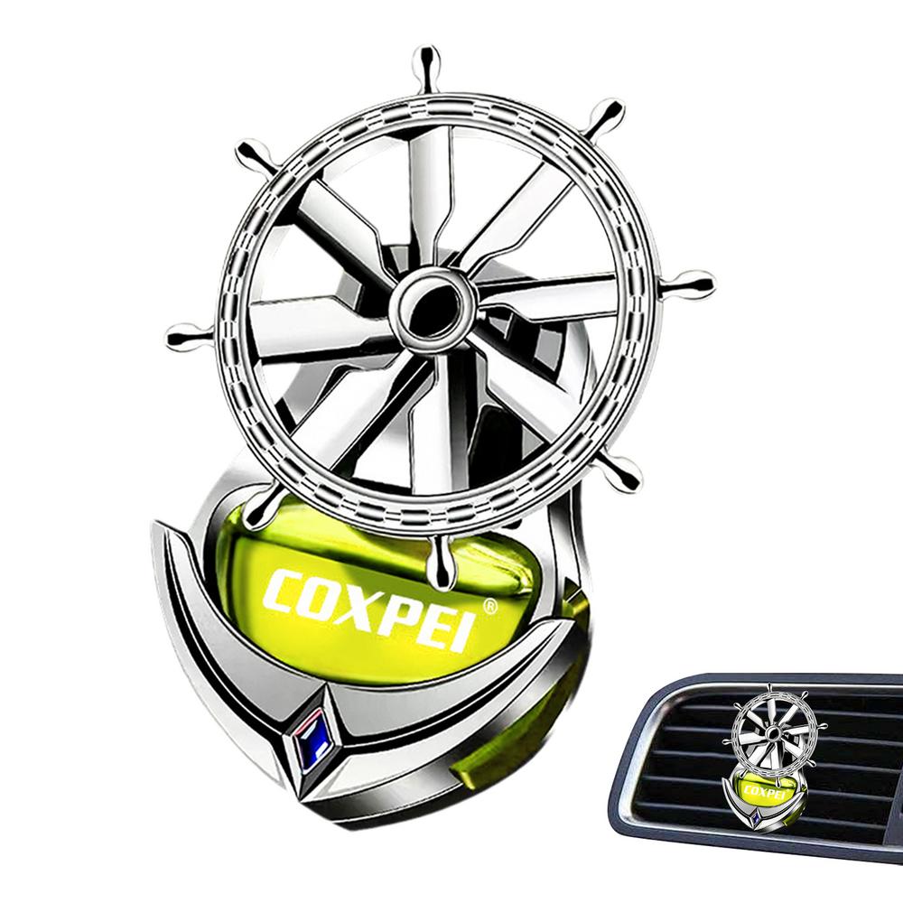 

Освежители воздуха для автомобиля Вращающиеся зажимы для выпускного отверстия кондиционера автомобиля Декоративный дизайн руля Автомобильный ароматизатор для автомобиля