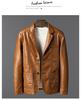 Korean Slim Fit Men's Leather Jacket – Spring/Autumn Business Casual Biker Style
