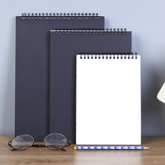 Sketchbook Vellum Kağıt 30 Yumuşak Sayfa Spiral Ciltli Ahşap Kapak Düz Açılır Vellum Sanatçı Defteri Çizim Boyama Günlük Tutma İçin