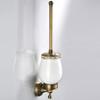 Resistant Brass Bathroom Brush Holders Classical Designs Toilet Brushes Stand Simple Installs for Modern Homes Decors