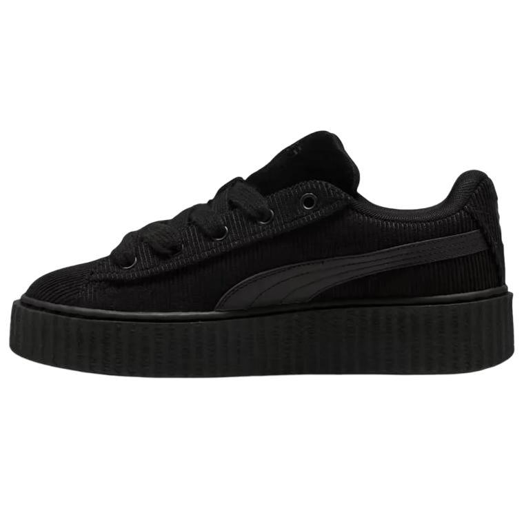 Fenty x Puma  Creeper Phatty In Session Pack - Triple Black Women Sneakers Gold 399871-03 35.5