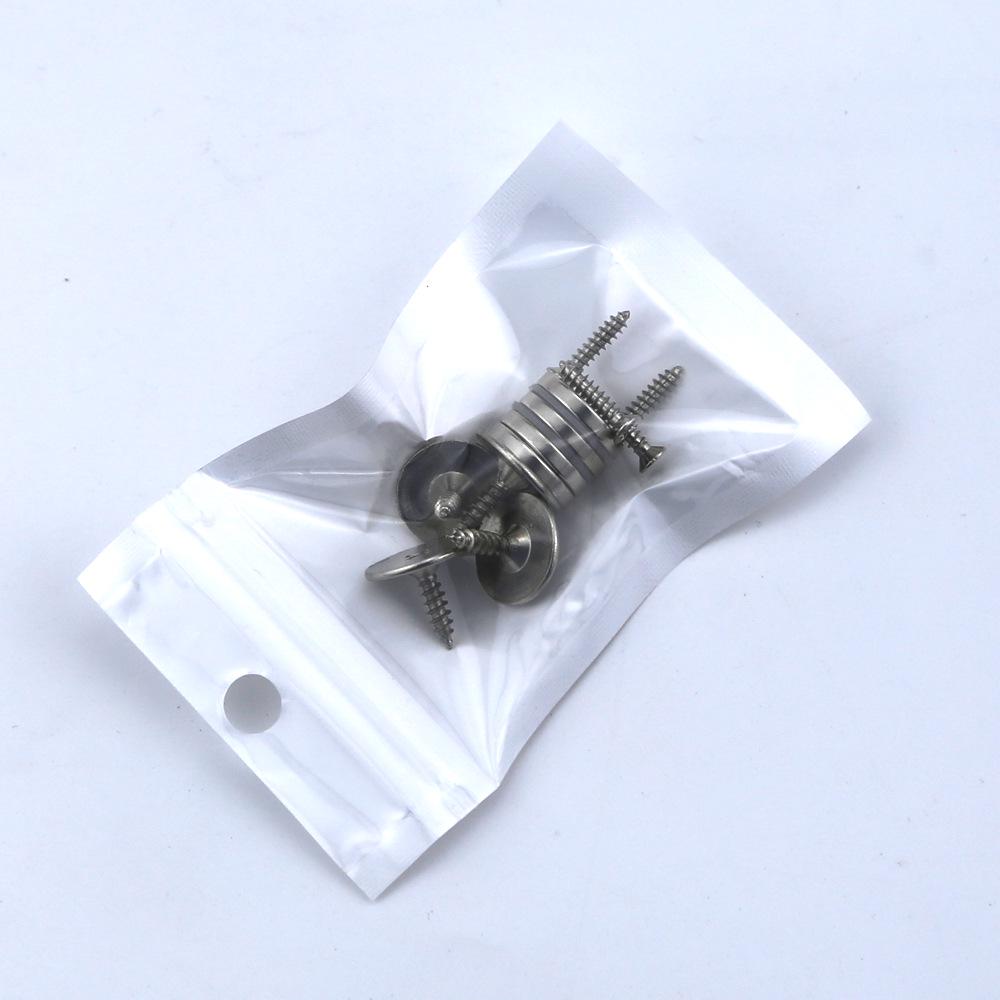 Catturaporta Magnetico Ultra-Sottile da 1,2 kg per Armadio in Vetro o Porta Scorrevole, Spazio Zero, Cattura Rotonda Magnetica Forte.