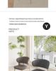 2026 Thickened Teddy Fleece Horn Button Chair Cover for C-Shaped Backrest - Retro Light Luxury Protector