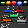 6LED Truck Side Light Lorry Trailer Marker Lights 24V Auto Indicator Night Warning Lamp Signal Led Lights Auto Waterproof Lamps