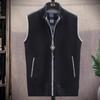 Sweater Cardigan Vest Men's Wear Fall and Winter Knitwear Warm Padded Thickened Jacket Zip Coat Harajuku